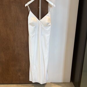 Elegant White Slip Dress